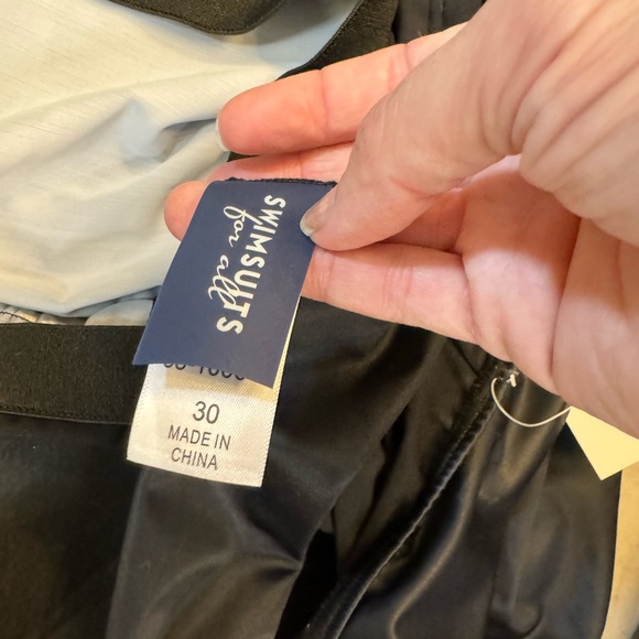 Nwt Swimsuits For All 2pc Smocked Swimdress Set Plus Size Woman Within Size 30 - Picture 11 of 11